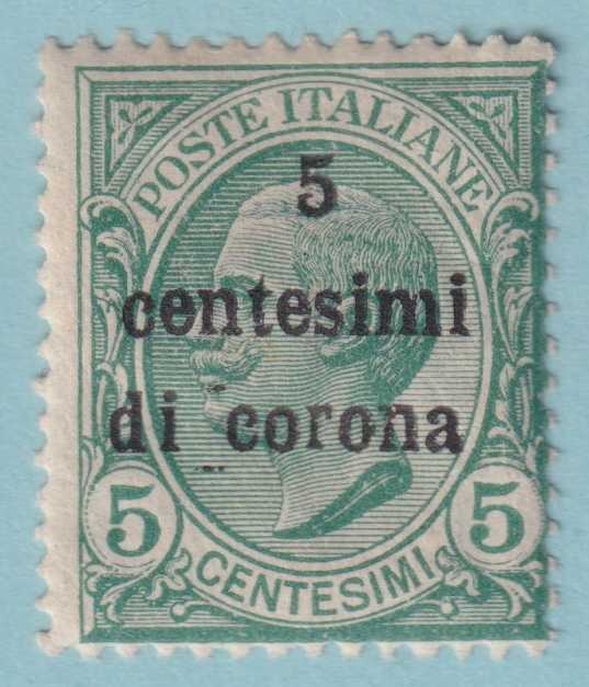 AUSTRIA – ITALIAN OCCUPATION N66  MINT HINGED OG * DASH VARIETY - OHP