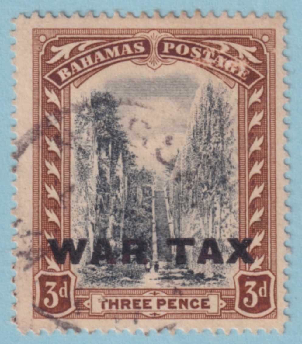BAHAMAS MR10 WAR TAX  USED - NO FAULTS VERY FINE! - GAU