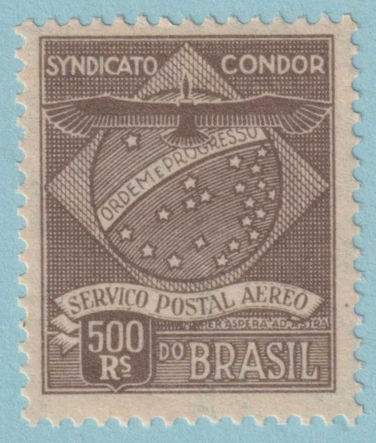 BRAZIL 1CL1 AIRMAIL SEMI-OFFICIAL  MINT HINGED OG * CONDOR SYNDICATE - XZS
