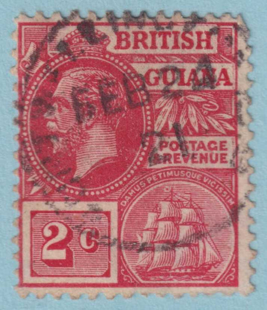 BRITISH GUIANA 179 USED - "FORT WELLINGTON"  CANCEL - NO FAULTS VERY FINE! - JAE