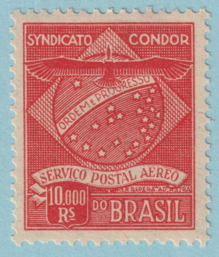BRAZIL 1CL7 AIRMAIL SEMI-OFFICIAL  MINT HINGED OG * CONDOR SYNDICATE - DDZ