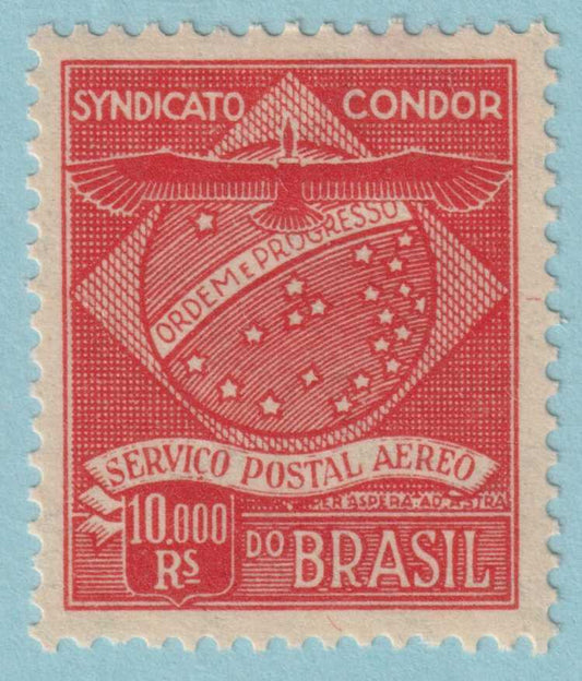 BRAZIL 1CL7 AIRMAIL SEMI-OFFICIAL  MINT HINGED OG * CONDOR SYNDICATE - DDZ