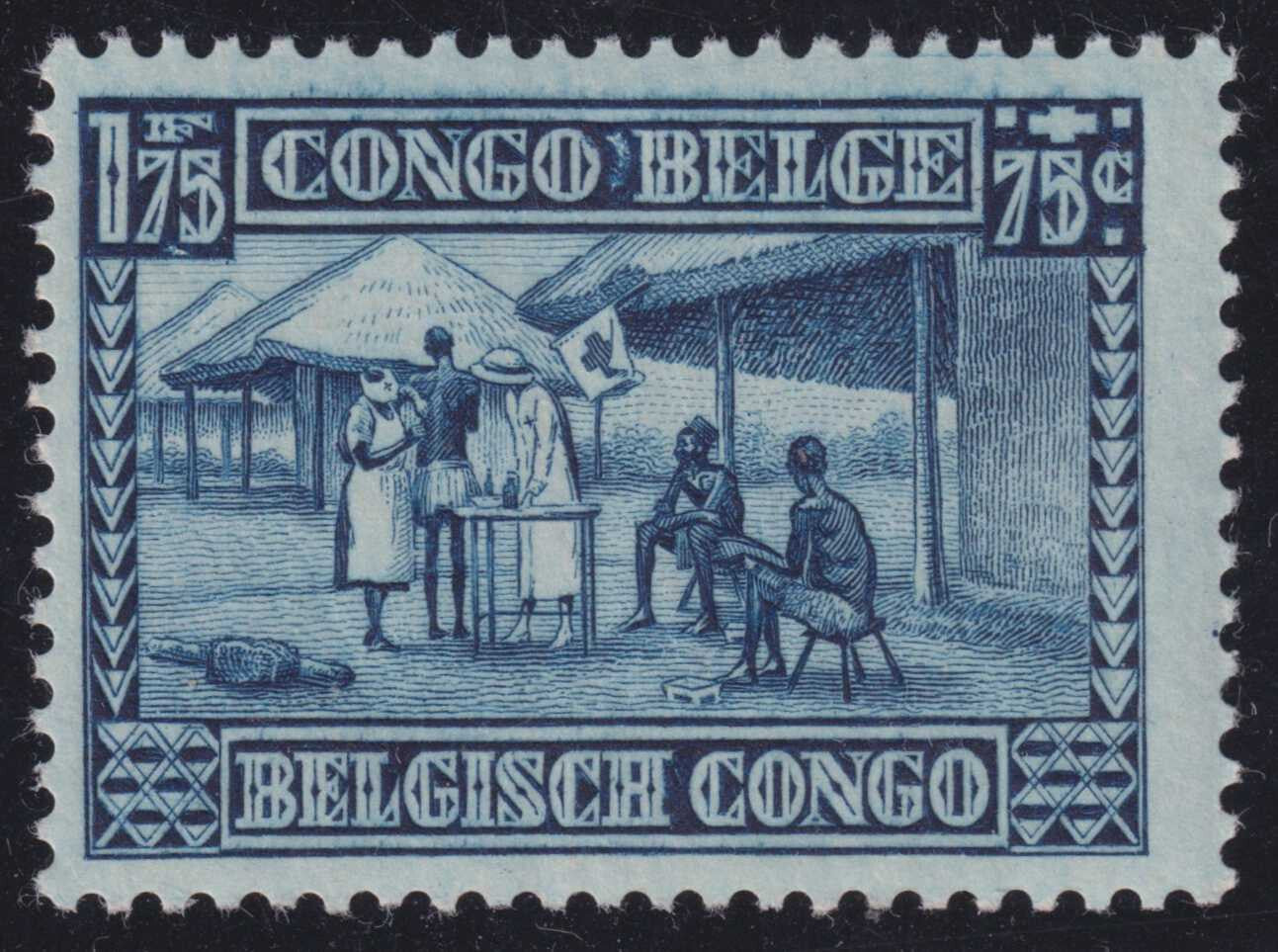 BELGIAN CONGO B17 SEMI-POSTAL MINT NEVER HINGED OG ** NO FAULTS VERY FINE! - LQB