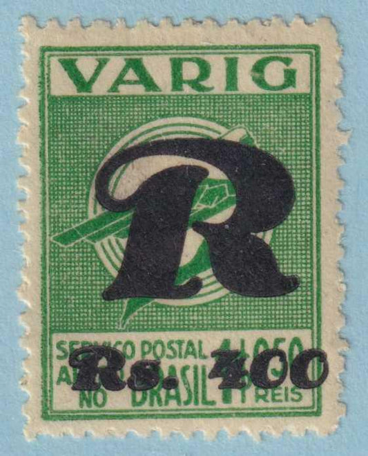 BRAZIL 3CLF2 REGISTRATION STAMP  MINT HINGED OG * NO FAULTS VERY FINE! - BAM