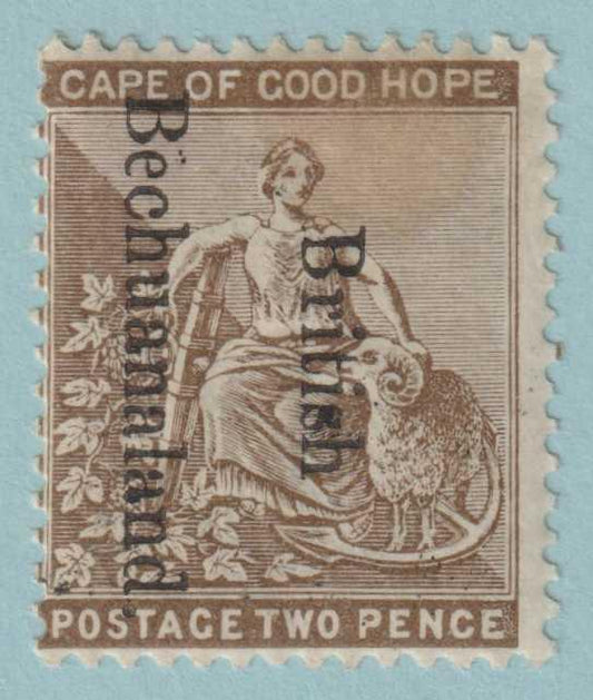BRITISH BECHUANALAND 39  MINT HINGED OG * BROKEN "A" VARIETY - VERY FINE! - TGQ