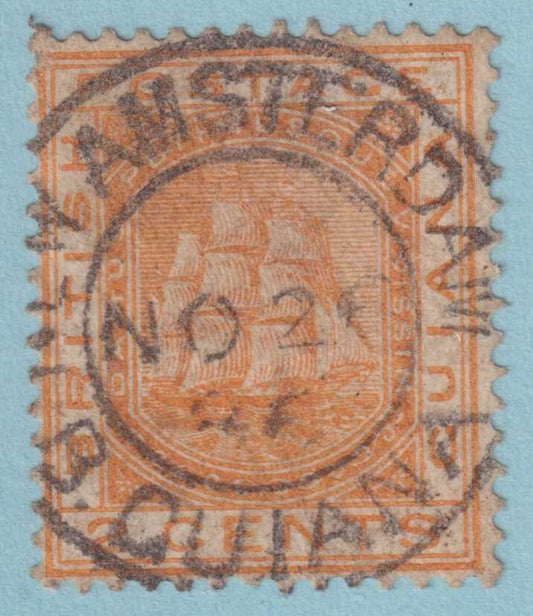 BRITISH GUIANA 108  USED - "NEW AMSTERDAM" CANCEL - NO FAULTS VERY FINE! - TEX