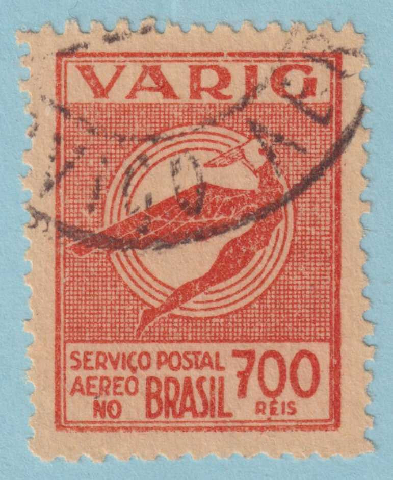 BRAZIL - VARIG 3CL16  USED - NO FAULTS VERY FINE! - YYO