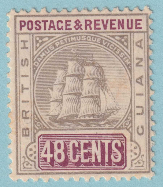 BRITISH GUIANA 167  MINT HINGED OG * NO FAULTS VERY FINE! - RWI