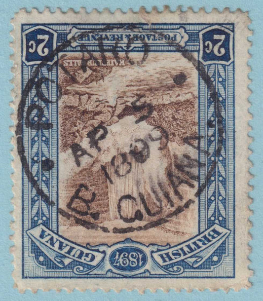 BRITISH GUIANA 153  USED - "POTARO" CANCEL - NO FAULTS VERY FINE! - LGD
