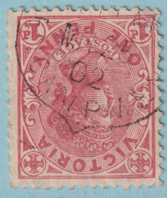 AUSTRALIA VICTORIA MILITARY ENCAMPMENT 231 CANCEL RATED (RR) FREEMAN ZEU