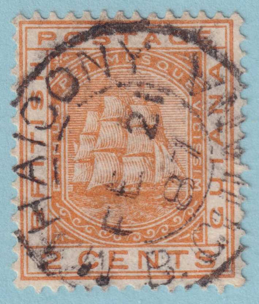 BRITISH GUIANA 108  USED - "MAHAICONY" CANCEL - NO FAULTS VERY FINE! - KUH