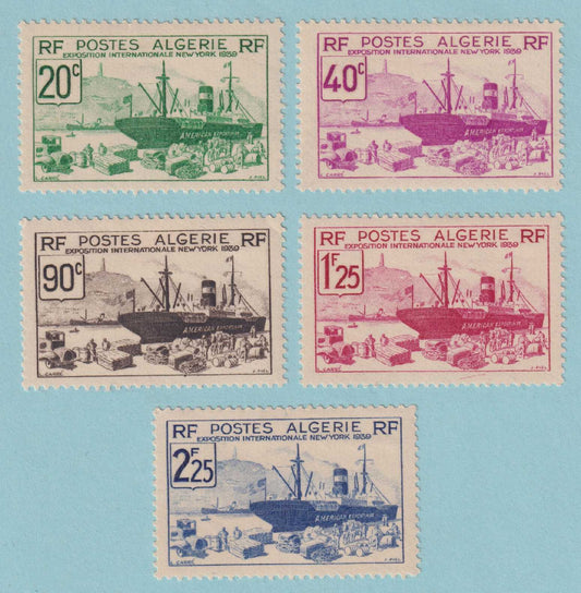 ALGERIA 126 - 130  MINT HINGED OG * SET - NO FAULTS VERY FINE! - P380