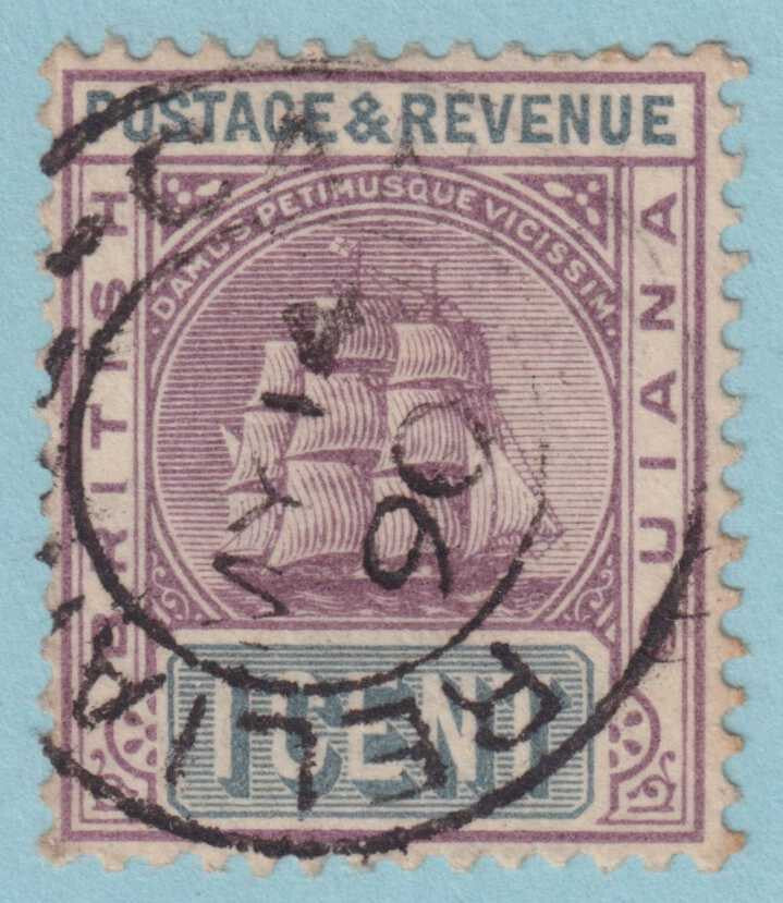 BRITISH GUIANA 130 USED - "RELIANCE - CANJE" CANCEL - NO FAULTS VERY FINE! - NEA
