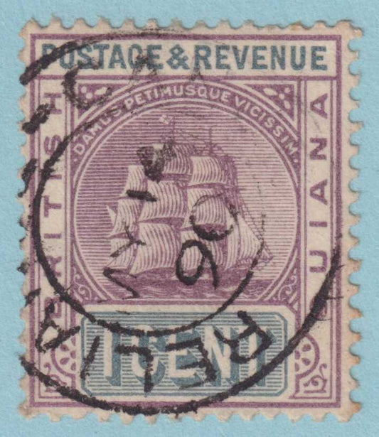 BRITISH GUIANA 130 USED - "RELIANCE - CANJE" CANCEL - NO FAULTS VERY FINE! - NEA