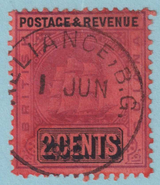 BRITISH GUIANA 161  USED - "RELIANCE" CANCEL - NO FAULTS VERY FINE! - PQK