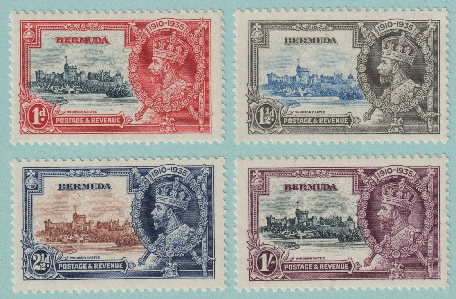 BERMUDA 100 - 103  MINT HINGED OG * NO FAULTS VERY FINE! - S715