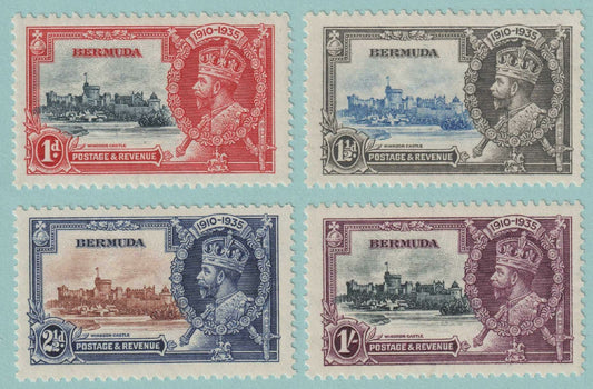 BERMUDA 100 - 103  MINT HINGED OG * NO FAULTS VERY FINE! - S715