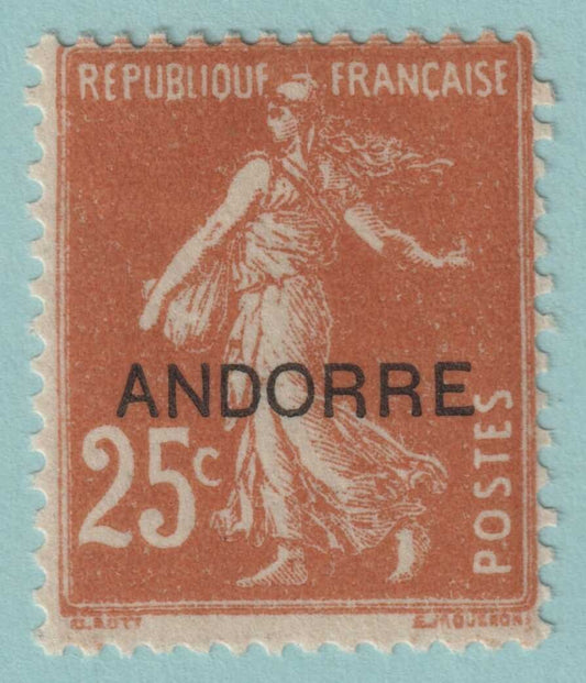 ANDORRA 8 MINT HINGED OG*  NO FAULTS VERY FINE! LRO