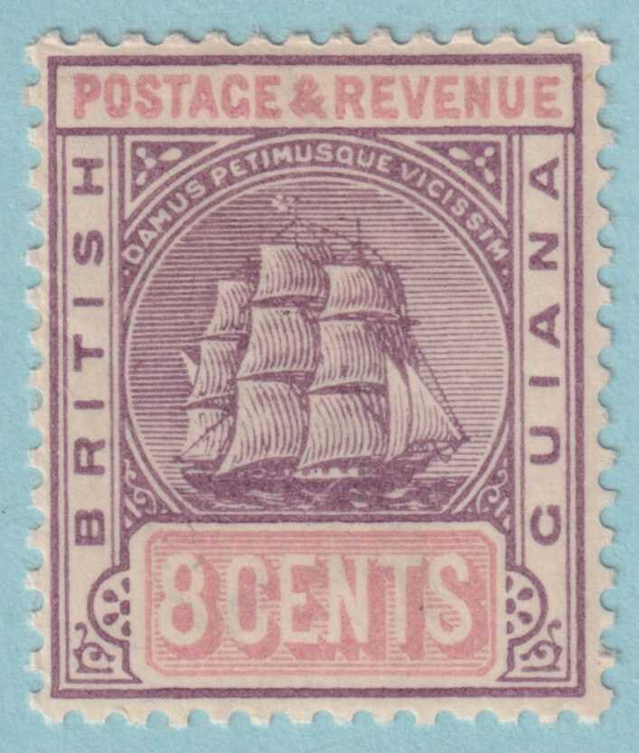 BRITISH GUIANA 139  MINT LIGHTLY HINGED OG * NO FAULTS VERY FINE! - JHN