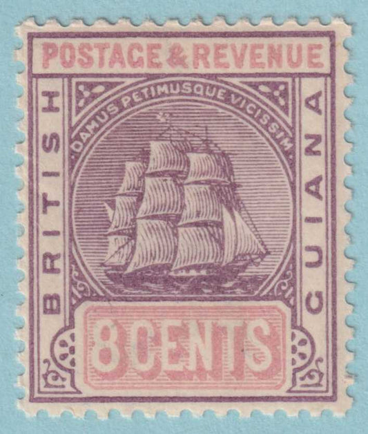 BRITISH GUIANA 139  MINT LIGHTLY HINGED OG * NO FAULTS VERY FINE! - JHN