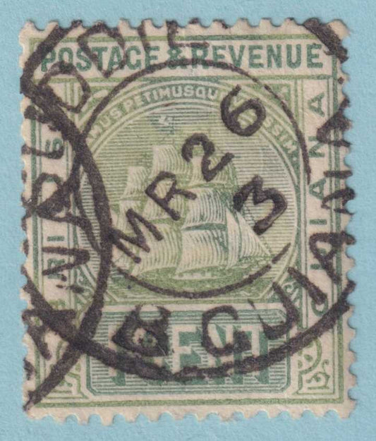 BRITISH GUIANA 131A  USED - "SUDDIE" CANCEL - NO FAULTS VERY FINE! - FNE