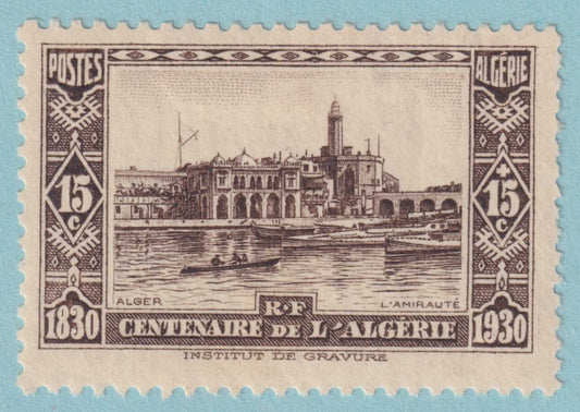 ALGERIA B16 SEMI-POSTAL  MINT HINGED OG * NO FAULTS VERY FINE! - LET
