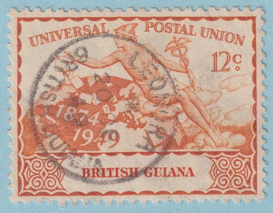 BRITISH GUIANA 248  USED - "LEONORA" CANCEL - NO FAULTS VERY FINE! - VJA