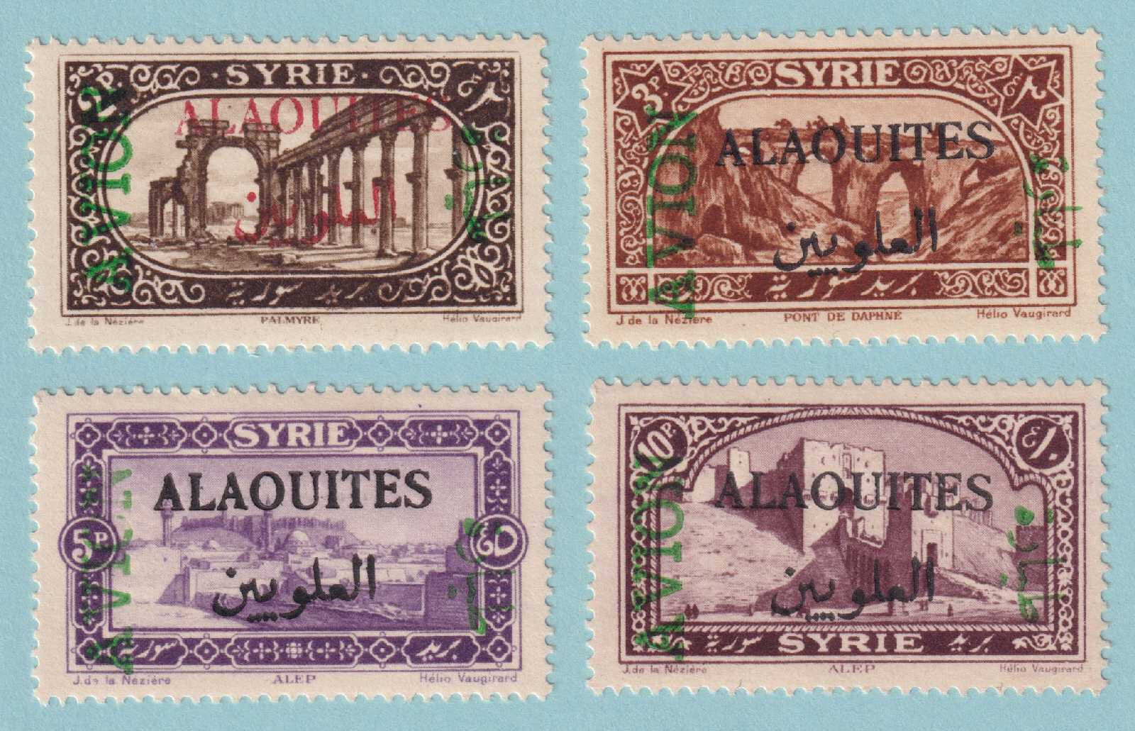 ALAOUITES C5 - C8 AIRMAILS  MINT HINGED OG * NO FAULTS VERY FINE! - R402