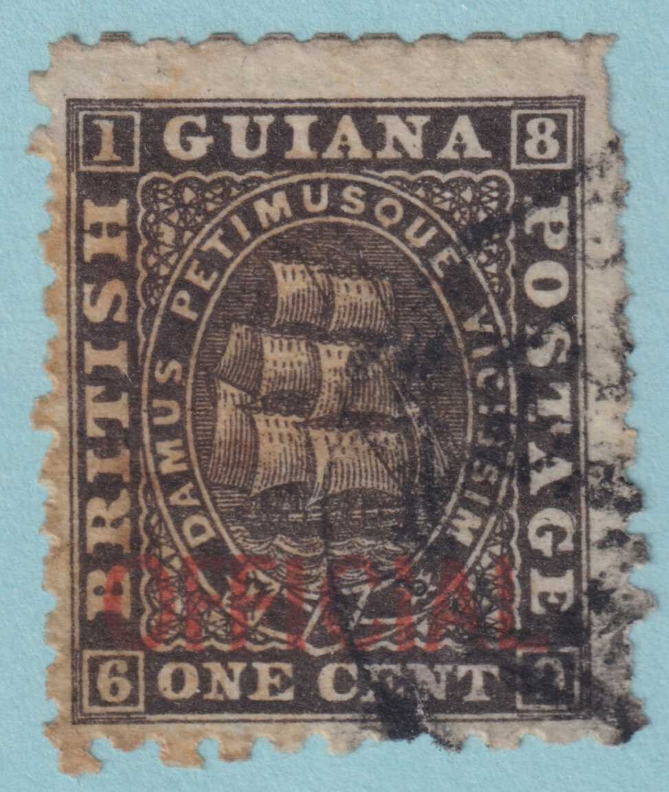 BRITISH GUIANA O1 OFFICIAL  USED - NO FAULTS VERY FINE! - KXY