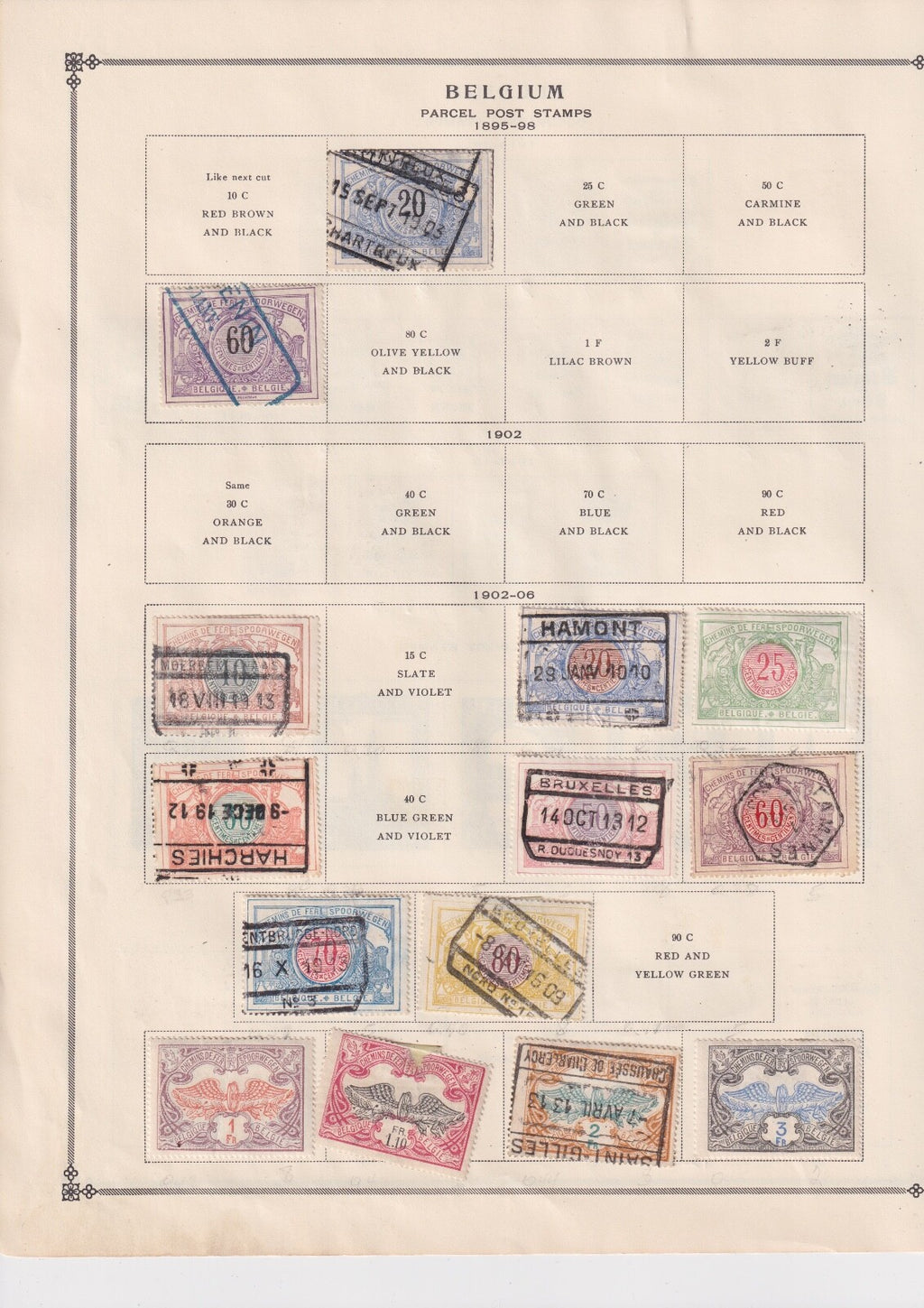 BELGIUM OLD STRONG COUNTRY COLLECTION ON ALBUM PAGES MINT AND USED BIN AAD