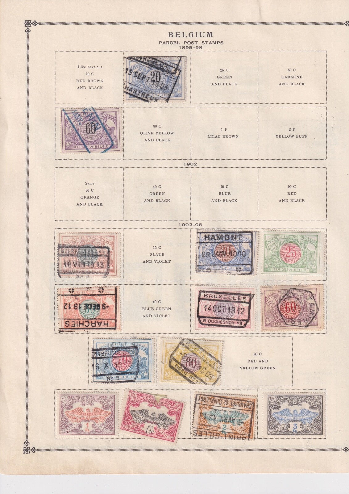 BELGIUM OLD STRONG COUNTRY COLLECTION ON ALBUM PAGES MINT AND USED BIN AAD
