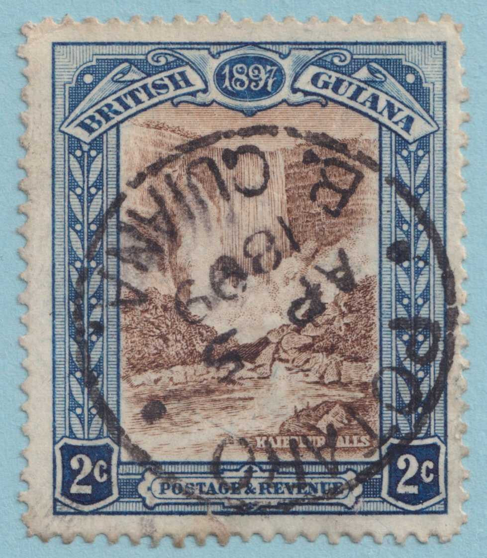 BRITISH GUIANA 153  USED - "POTARO" CANCEL - NO FAULTS VERY FINE! - LGD