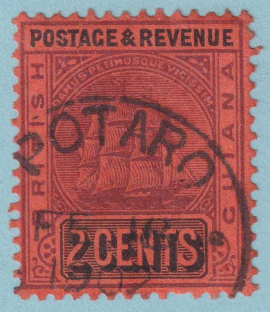 BRITISH GUIANA 134  USED - "POTARO" CANCEL - NO FAULTS VERY FINE! - JIP