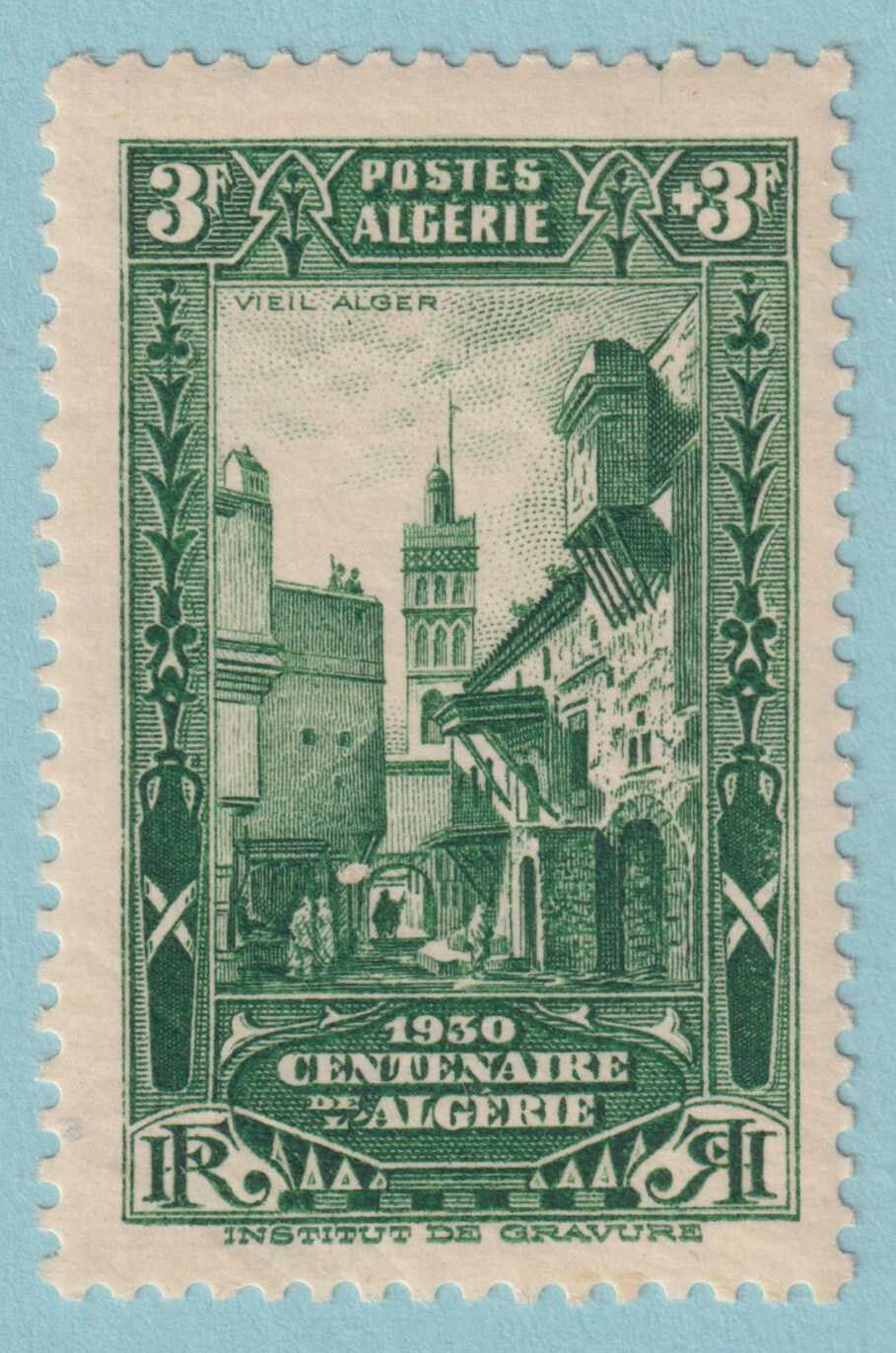 ALGERIA B25 SEMI-POSTAL  MINT HINGED OG * NO FAULTS VERY FINE! - PUL