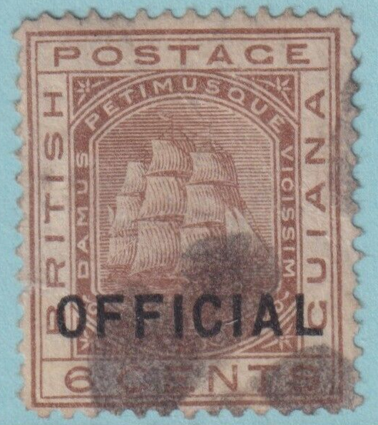 BRITISH GUIANA O9 USED NO FAULTS VERY FINE!  ROO