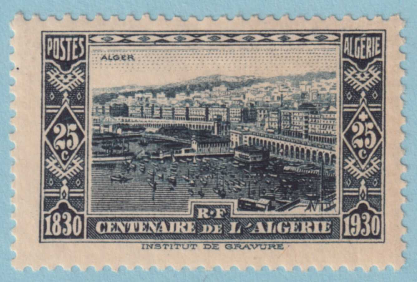 ALGERIA B17 SEMI-POSTAL  MINT HINGED OG * NO FAULTS VERY FINE! - PGU