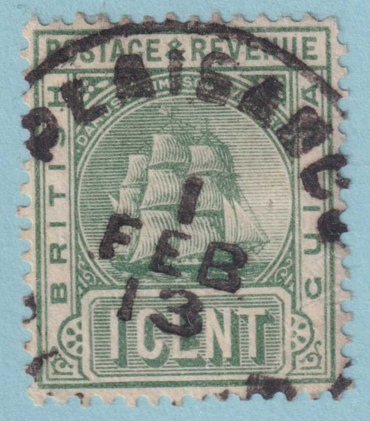 BRITISH GUIANA 160  USED - "PLAISANCE" CANCEL - NO FAULTS VERY FINE! - NRT