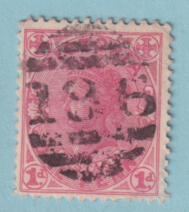 AUSTRALIA VICTORIA BRANKXHOLM 196 CANCEL POSTMARK RATED (SS) BY FREEMAN! EAA