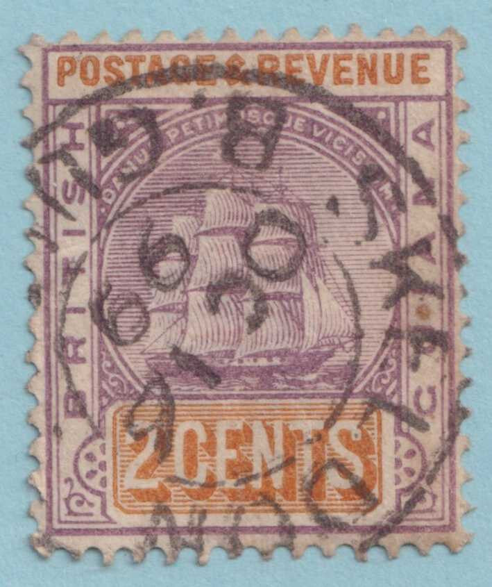 BRITISH GUIANA 132  USED - "SKELDON" CANCEL - NO FAULTS VERY FINE! - TXS