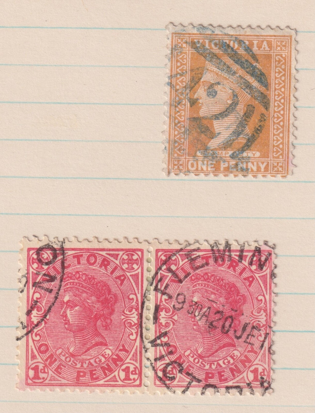AUSTRALIA VICTORIA FLEMINGTON 42 SON CANCELS! M020