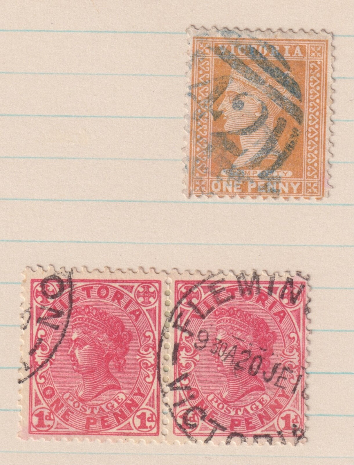 AUSTRALIA VICTORIA FLEMINGTON 42 SON CANCELS! M020