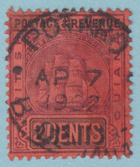 BRITISH GUIANA 134  USED - "POTARO" CANCEL - NO FAULTS VERY FINE! - TPQ