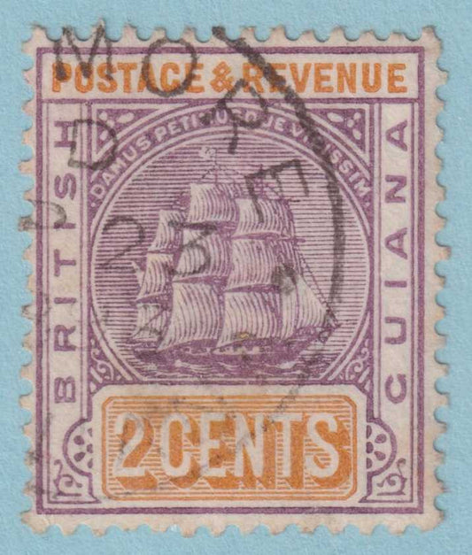 BRITISH GUIANA 132  USED - "ENMORE"  CANCEL - NO FAULTS VERY FINE! - AJZ