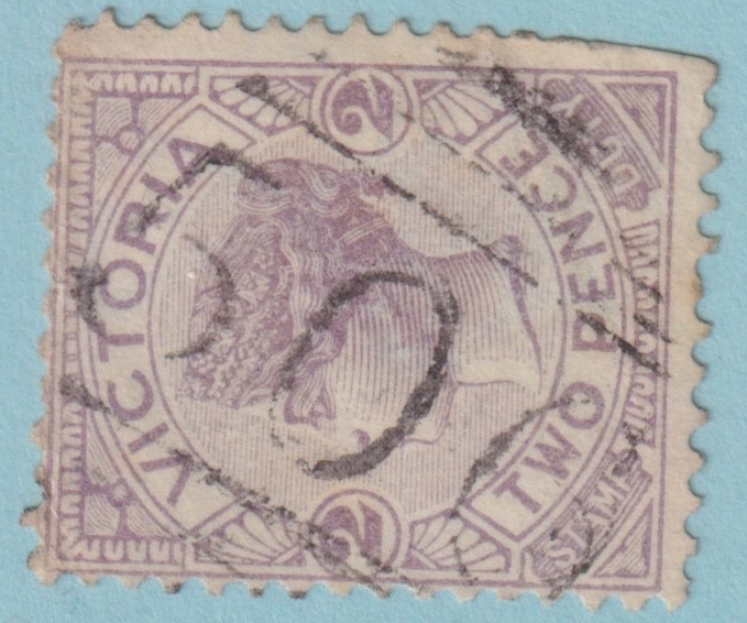 AUSTRALIA VICTORIA BEVERIDGE 506 CANCEL POSTMARK RATED (SS)  BY FREEMAN! DBE