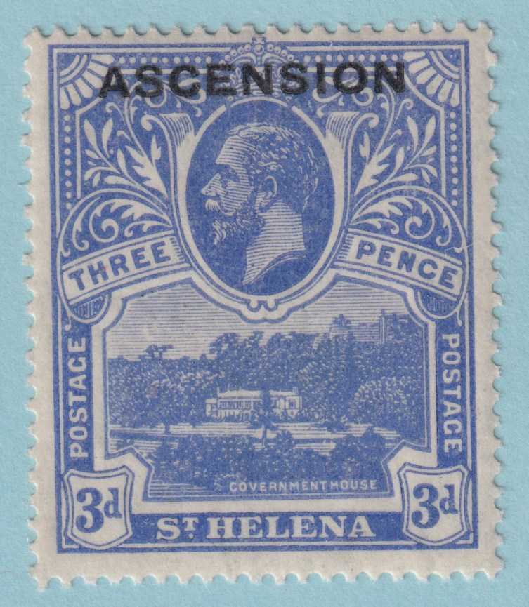 ASCENSION ISLAND 5  MINT HINGED OG *  NO FAULTS VERY FINE! - TRQ