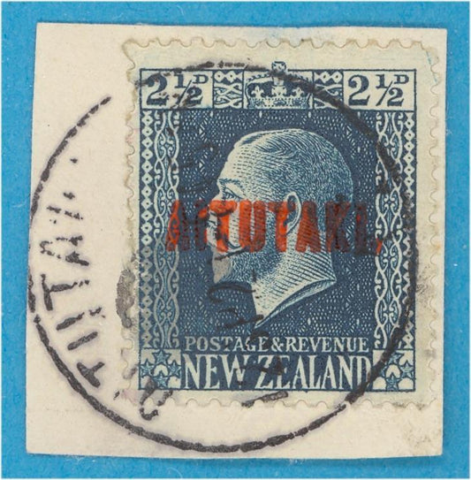 AITUTAKI 24 USED ON PIECE - NO FAULTS VERY FINE! - KAF