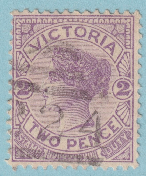 AUSTRALIA VICTORIA KINGSTON CANCEL POSTMARK RATED (S) BY FREEMAN NXV