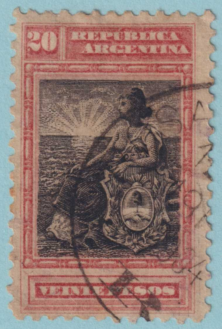 ARGENTINA 142  USED - NO FAULTS VERY FINE! - GCT