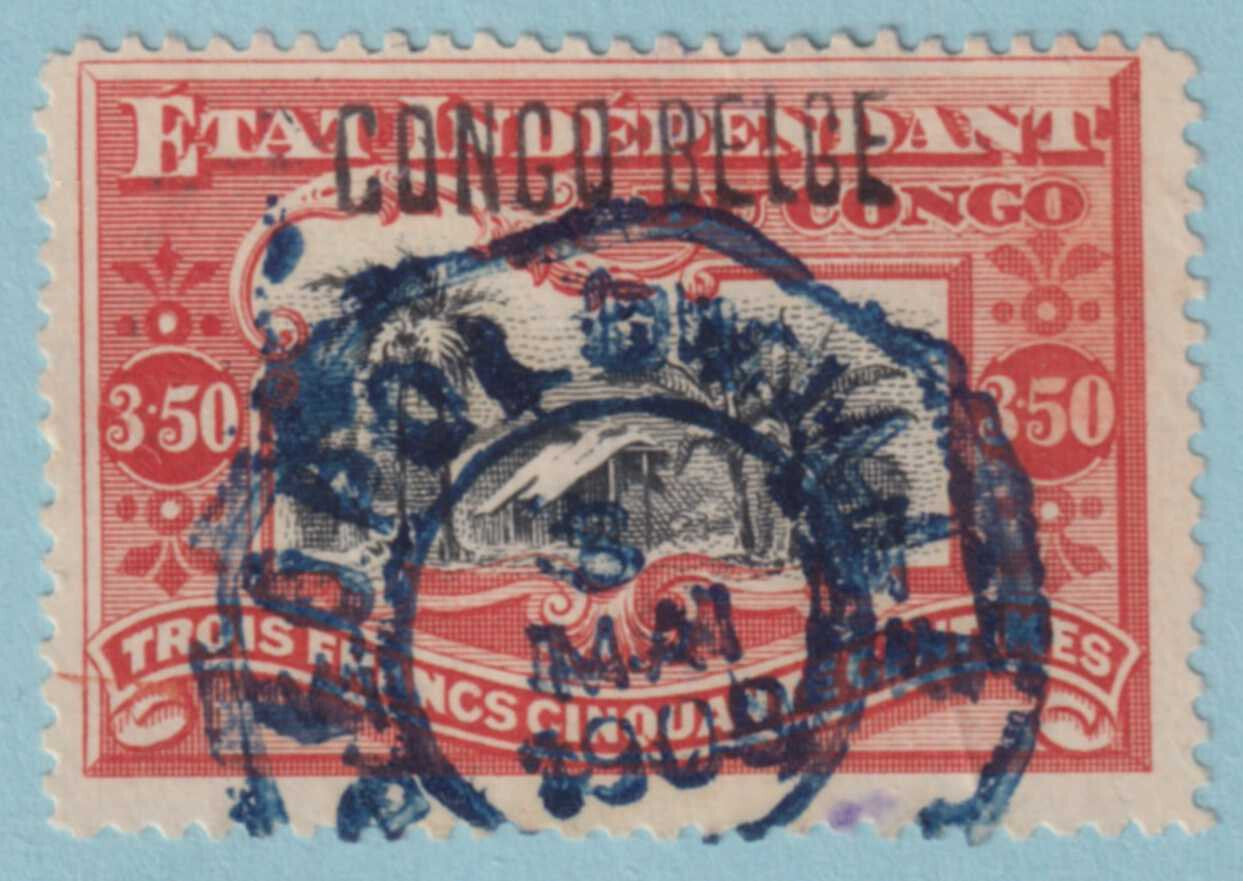 BELGIAN CONGO 38  USED - NICE BLUE SON CANCEL - NO FAULTS VERY FINE! - JFA