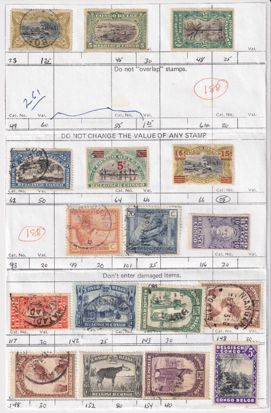 AFRICAN COUNTRIES - INTERESTING MINT & USED GROUP REMOVED FROM SHEETS - S999